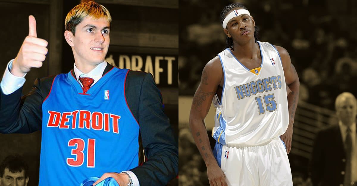 Carmelo Anthony Says He Was "Hurt" When Detroit Pistons Drafted Darko