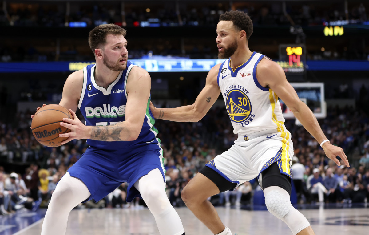 Stephen Curry Praises Luka Doncic He Is Playing At An Extremely High   Usatsi 19528917 