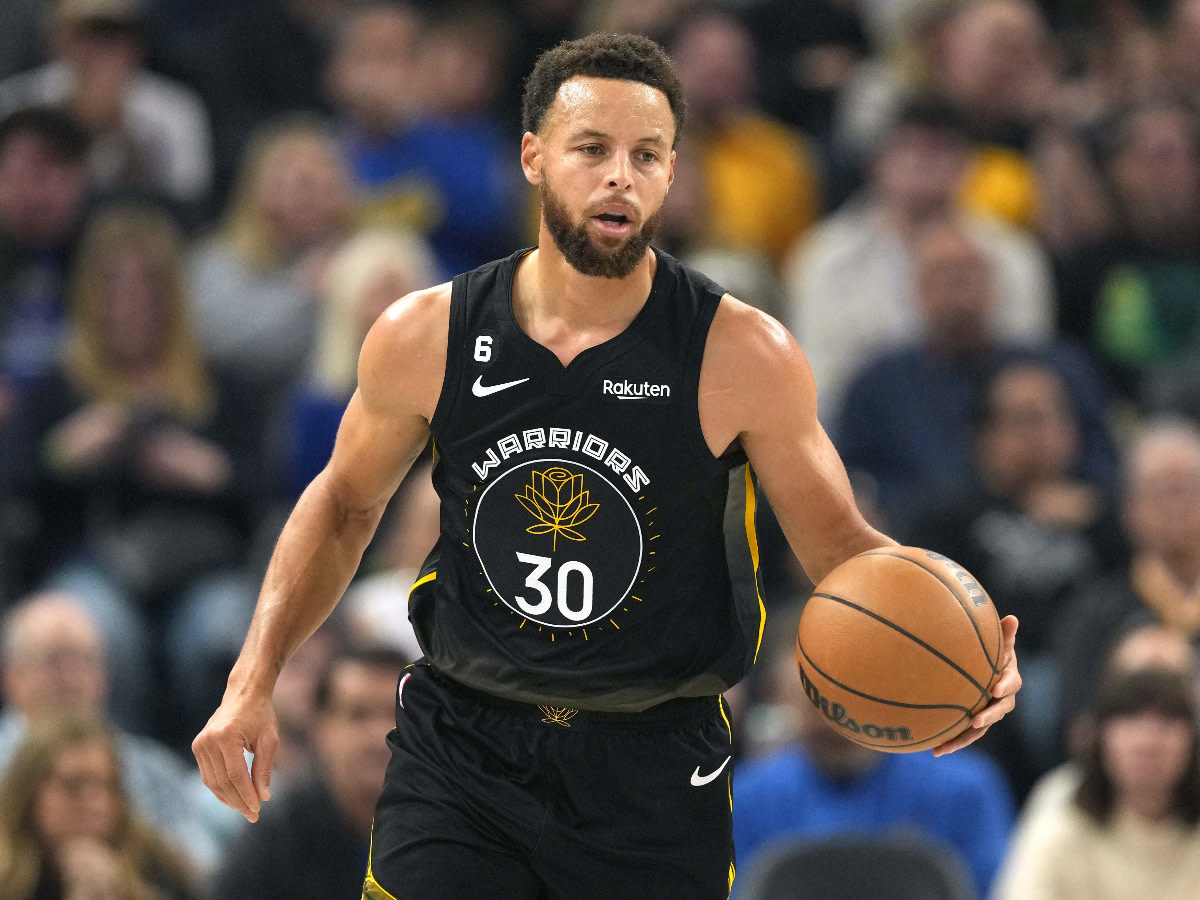 Stephen Curry's Reaction To Andrew Nembhard Drilling A Three-Pointer Over Him Goes Viral