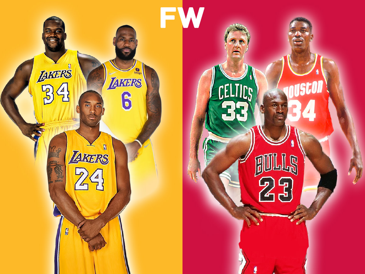1998 All-NBA First Team vs. 2008 All-NBA First Team: Michael Jordan And  Shaquille O'Neal Against LeBron James And Kobe Bryant - Fadeaway World