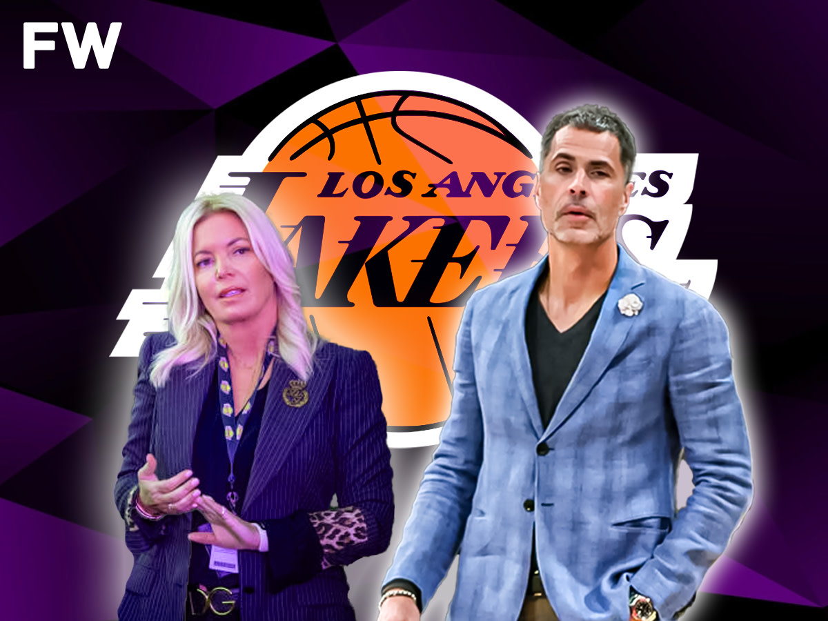 Jeanie Buss, Austin Reaves and Max Christie attend Lakers Night at