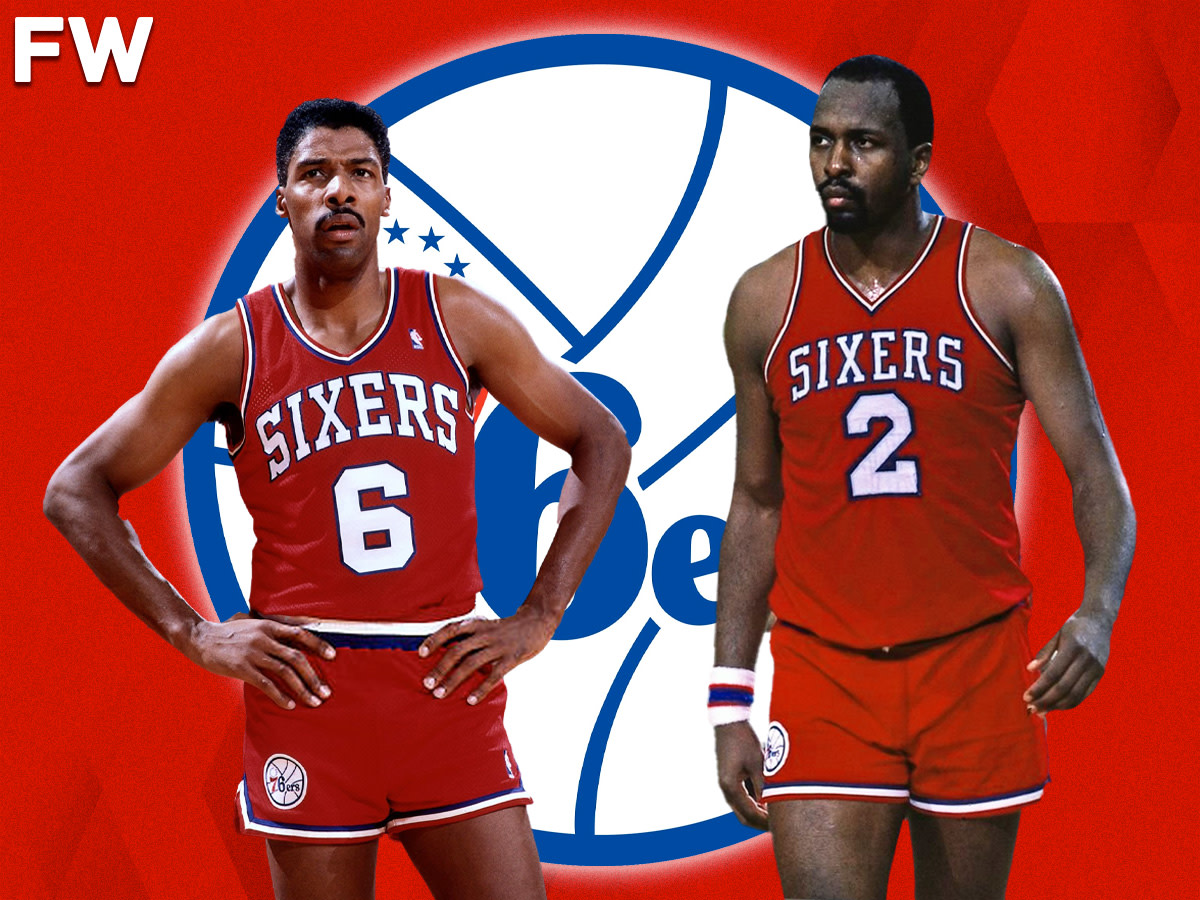 Julius Erving And Moses Malone