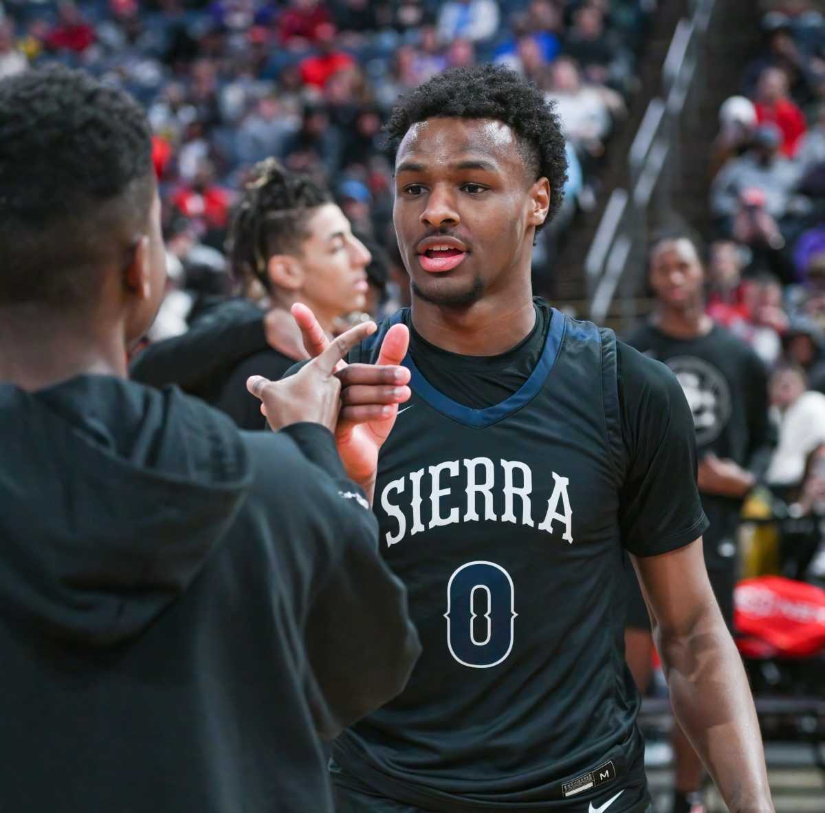 Bronny James' Sierra Canyon spectacle: ESPN cameras, sold-out