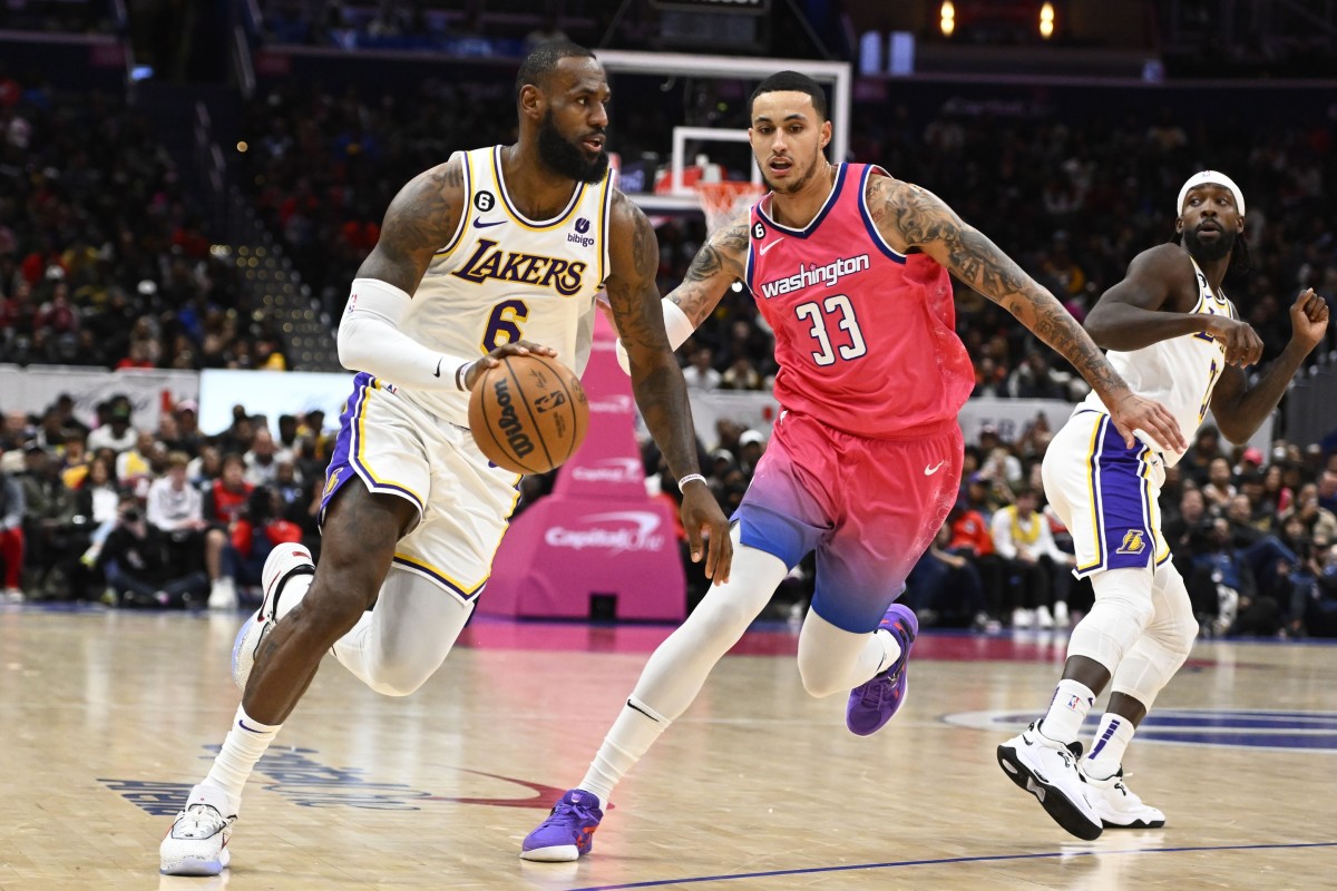 Kyle Kuzma andLeBron James