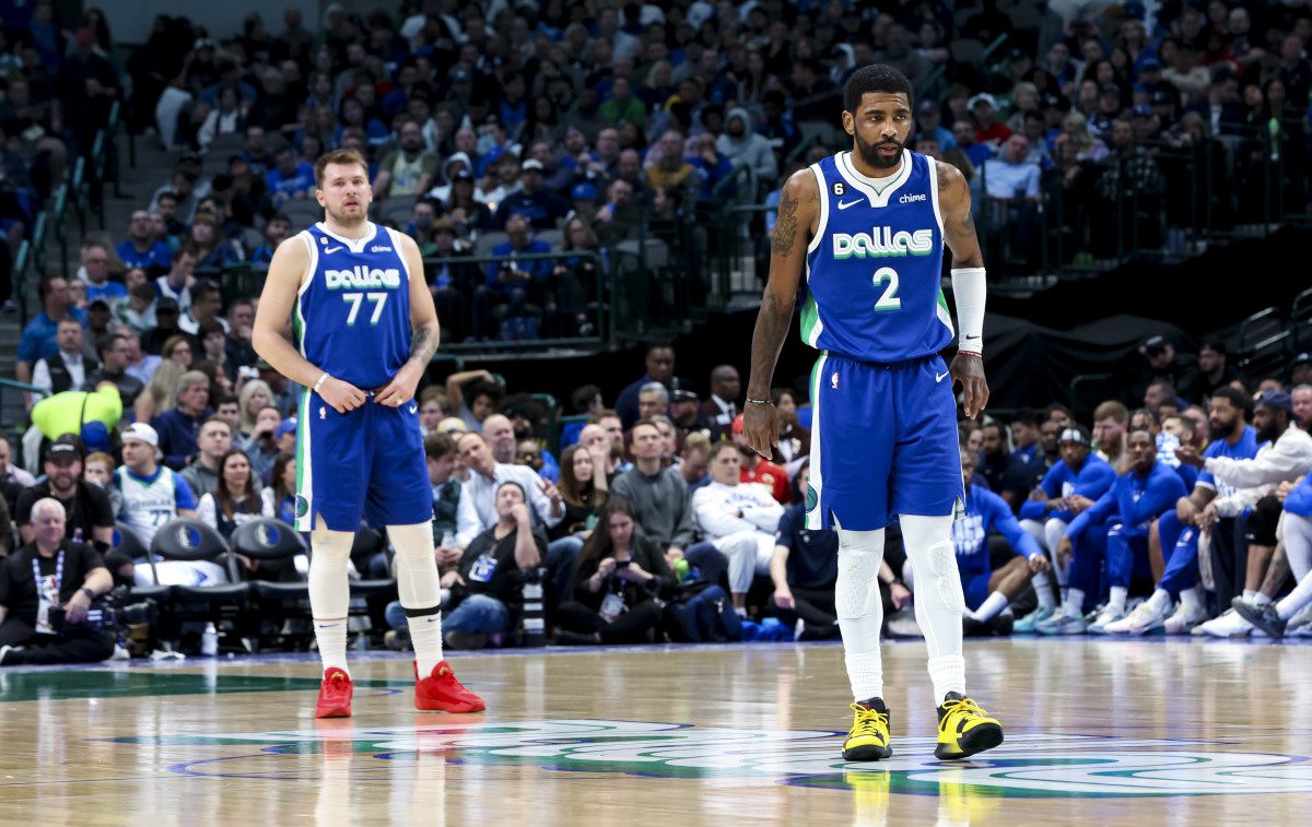 Video Luka Doncic And Kyrie Irving Won’t Stop Passing Each Other The