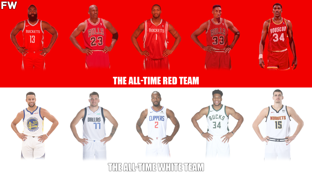 The All-Time Red Superteam Vs. The All-Time White Superteam: Who Would ...