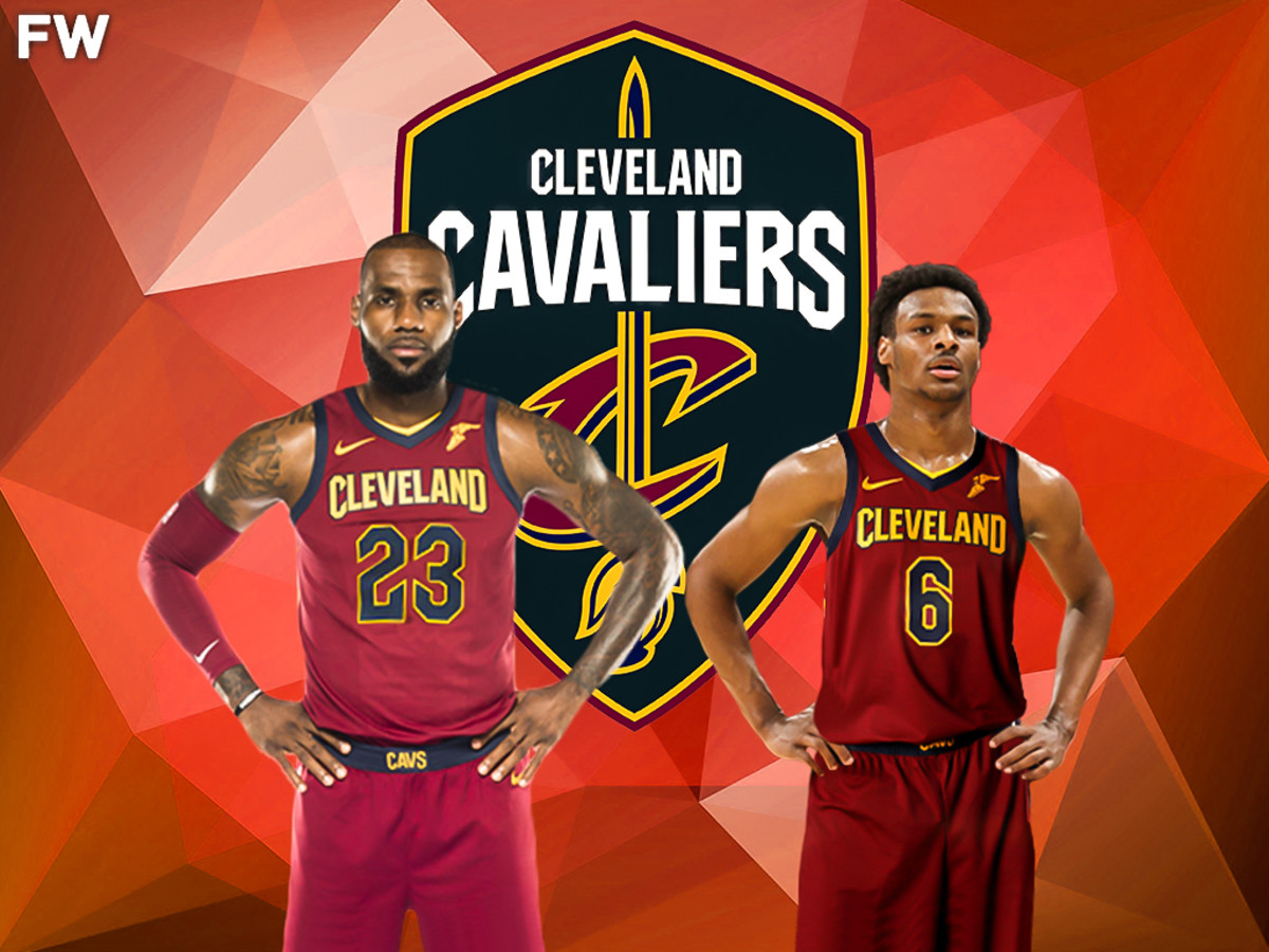 LeBron James And Bronny James - Cleveland Cavaliers