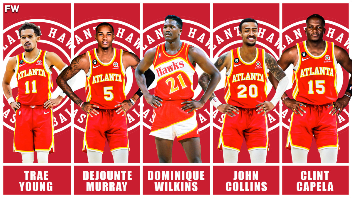 Trae Young, Dejounte Murray, Dominique Wilkins, John Collins, and Clint Capela