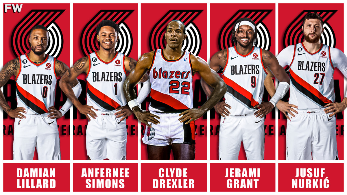 Damian Lillard, Anfernee Simons, Clyde Drexler, Jerami Grant, Jusuf Nurkic