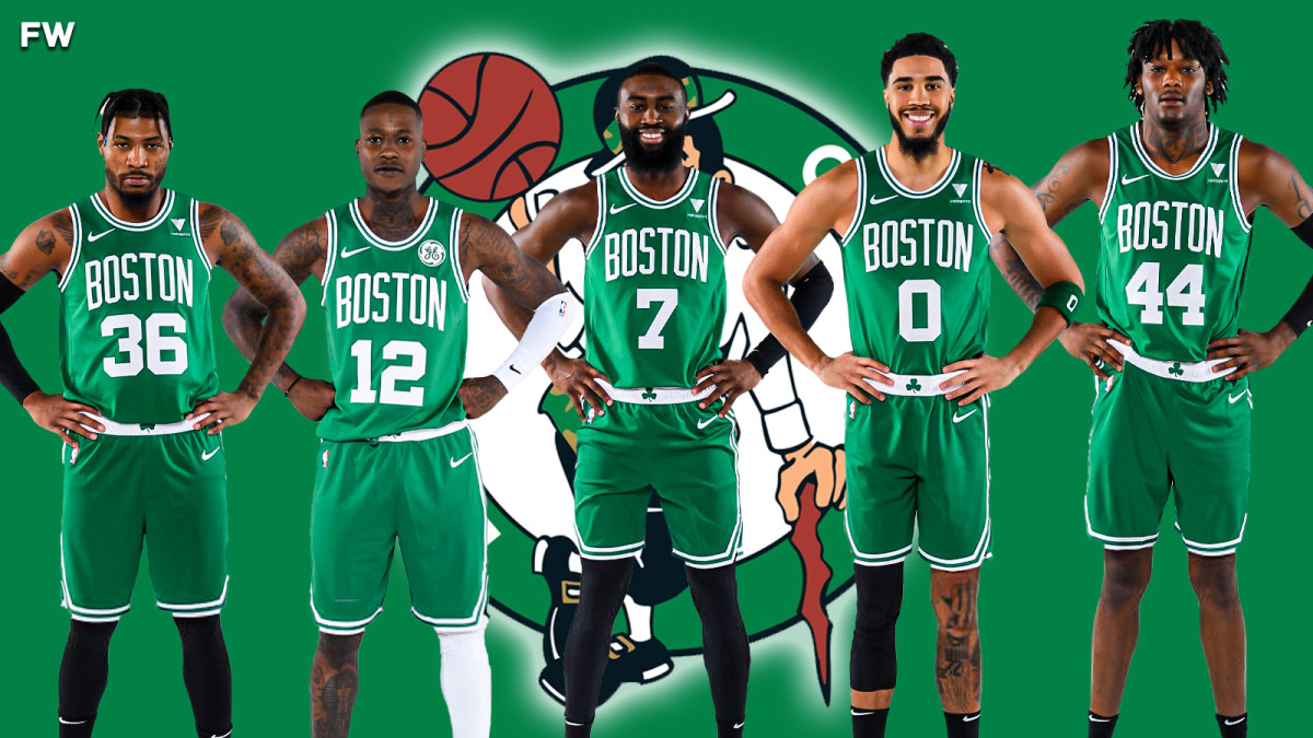 Marcus Smart, Terry Rozier, Jaylen Brown, Jayson Tatum, Robert Williams