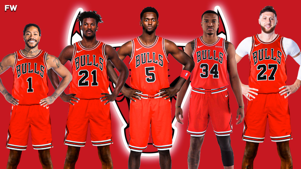 Derrick Rose, Jimmy Butler, Bobby Portis, Wendell Carter Jr. Jusuf Nurkic