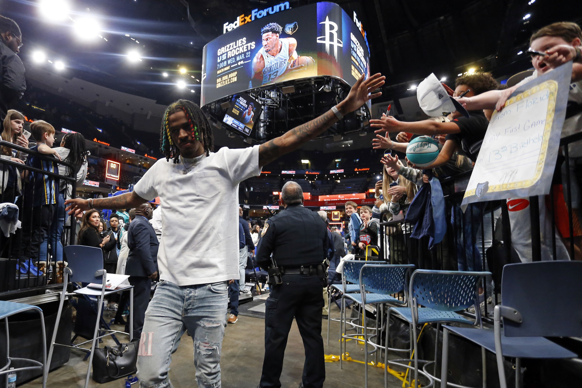 Video: Ja Morant Recites NBA YoungBoy Lyrics On His First Game Back -  Fadeaway World