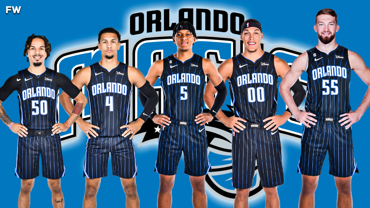 Cole Anthony, Jalen Suggs, Paolo Banchero, Aaron Gordon, Domantas Sabonis