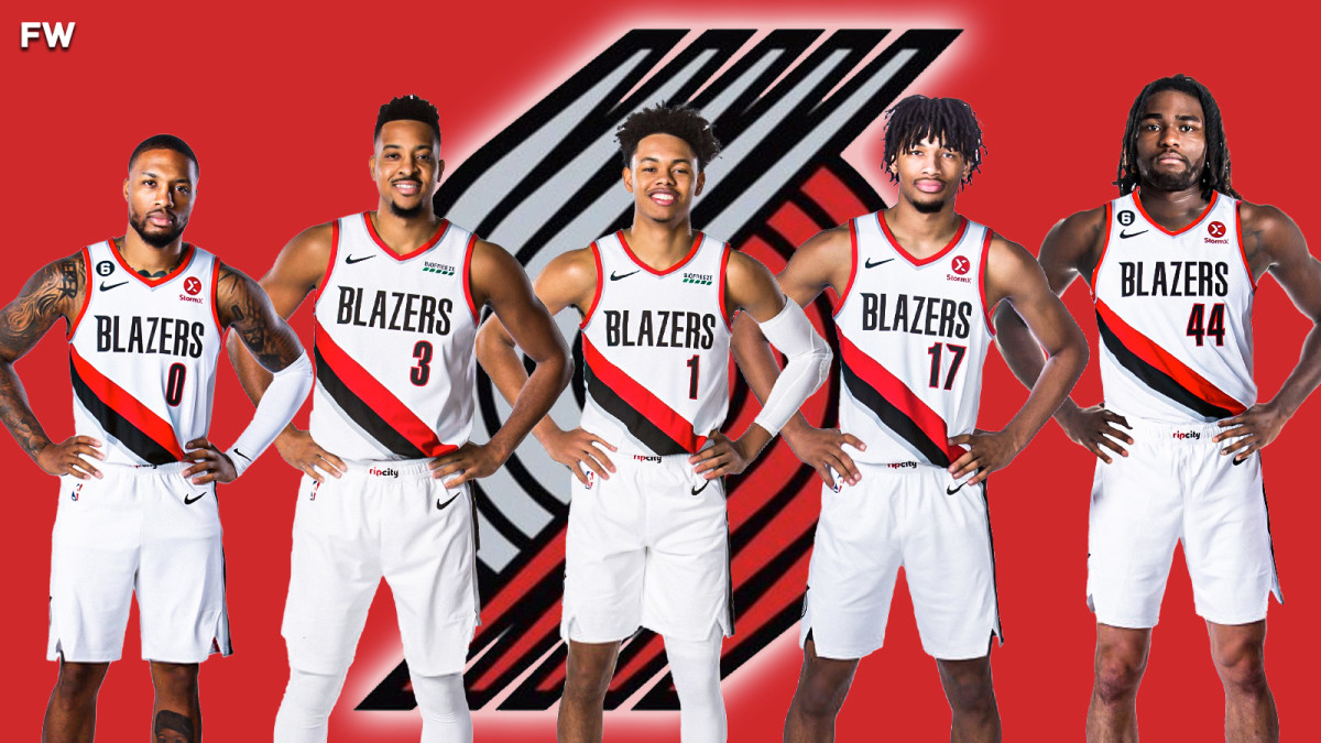 Damian Lillard, CJ McCollum, Anfernee Simons, Shaedon Sharpe, Isaiah Stewart