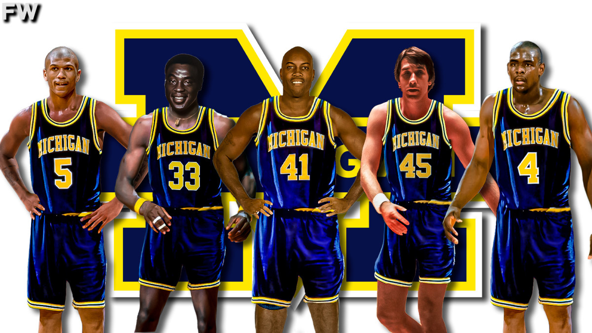 Jalen Rose, Cazzie Russell, Glen Rice, Rudy Tomjanovich, Chris Webber