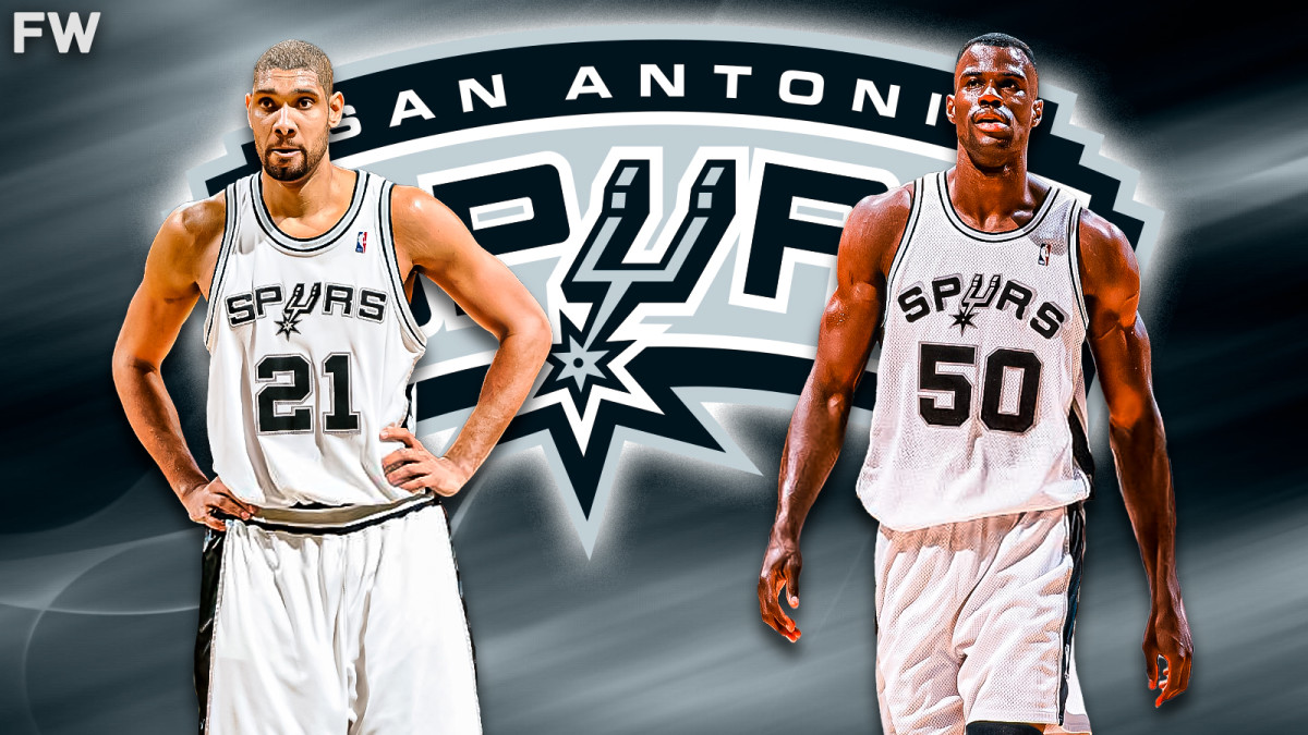 Tim Duncan and David Robinson