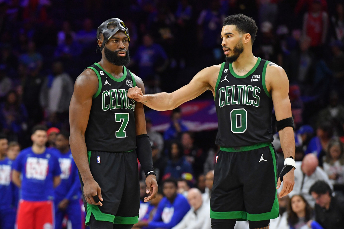 Jaylen Brown and Jayson Tatum