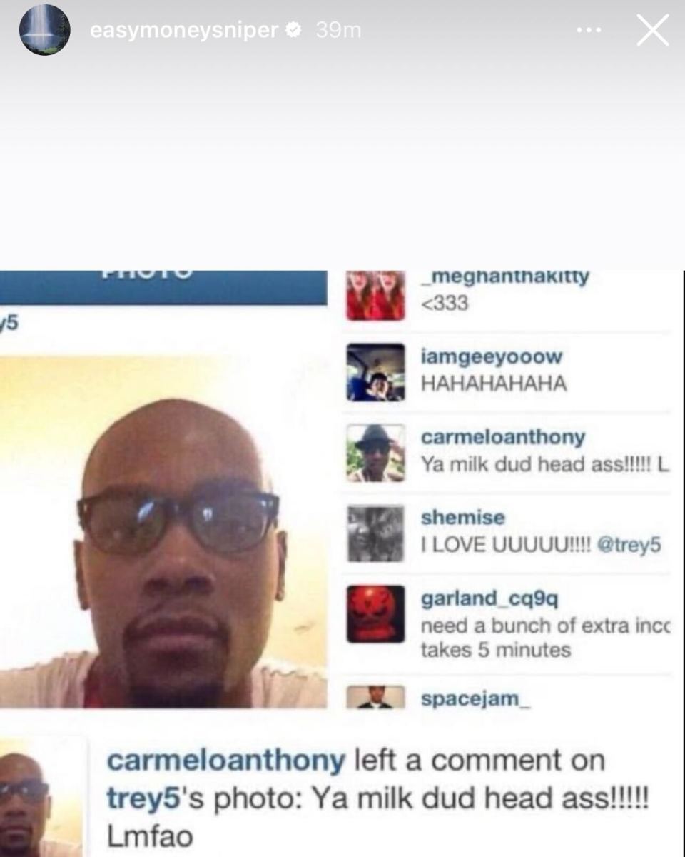 Kevin Durant Posts Hilarious Tribute To Carmelo Anthony After He ...