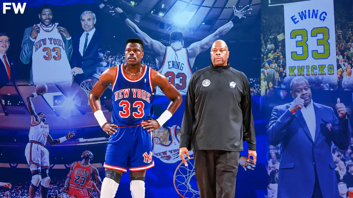 Vintage Champion Patrick Ewing NY Knicks Jersey NBA Basketball New
