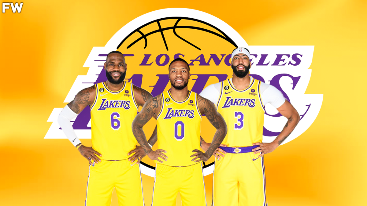 Lakers Big 3 - Damian Lillard, LeBron James, Anthony Davis