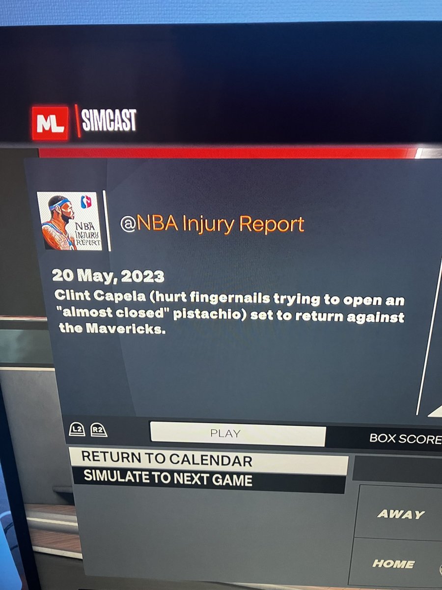 NBA 2K Had The Most Insane Injury Report Ever "Framed For Murder Of