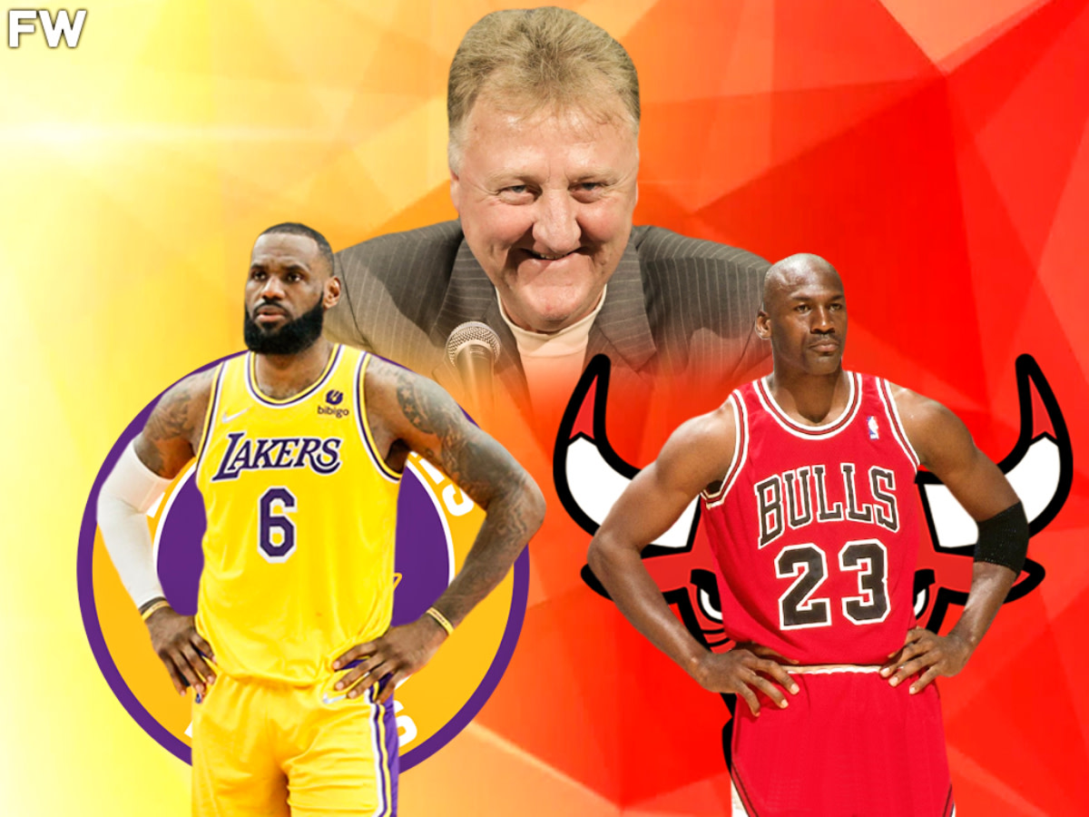Larry Bird Said He Can't Compare LeBron James To Anybody Because He's So Great, Just Like Michael Jordan: "I Don't Know How In Hell He Stays Healthy. But That's Probably One Of The Great Qualities Of His Game."
