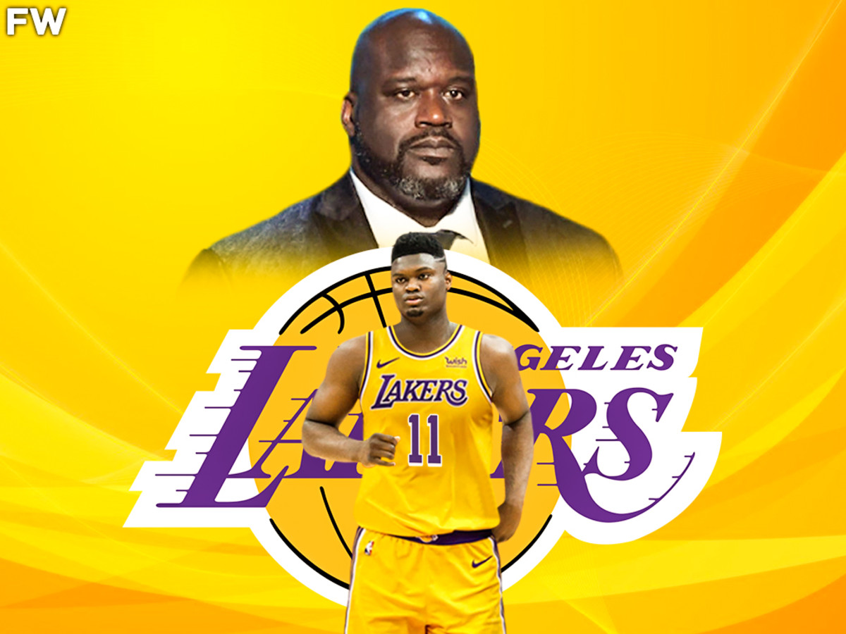 Shaquille O'Neal Says Zion Williamson Should Join Lakers After Pelicans 'Embarrassed' Him: "I'm Leaving You Right Now For 500 Million For Somebody Else'."