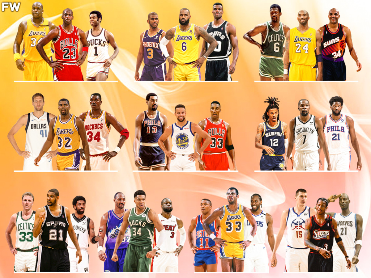 Top 10 Big 3's in NBA History 