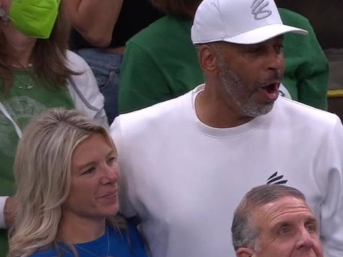 NBA Fans React After Dell Curry Shows Up With New Girl At Game 4 Of The NBA Finals: "Hey Babe, You Wanna Come Watch My Son Play?"