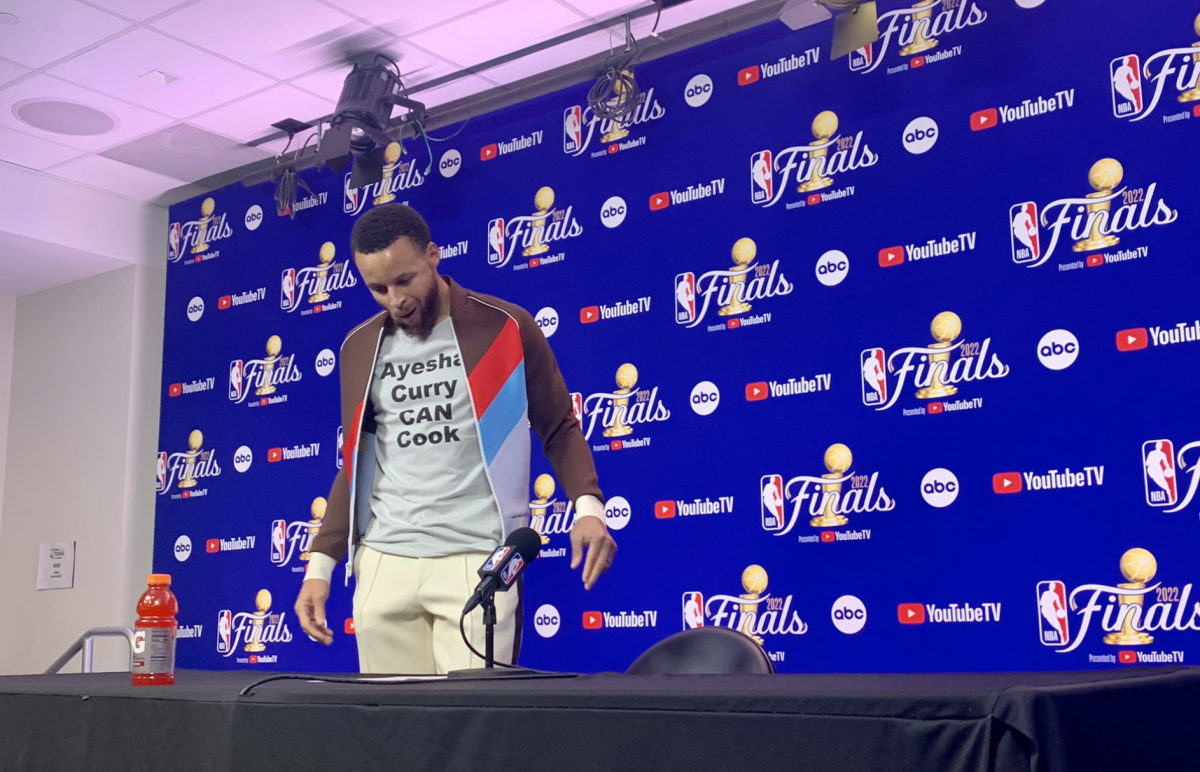 Stephen Curry Wears Epic Ayesha Curry Shirt After Game 5