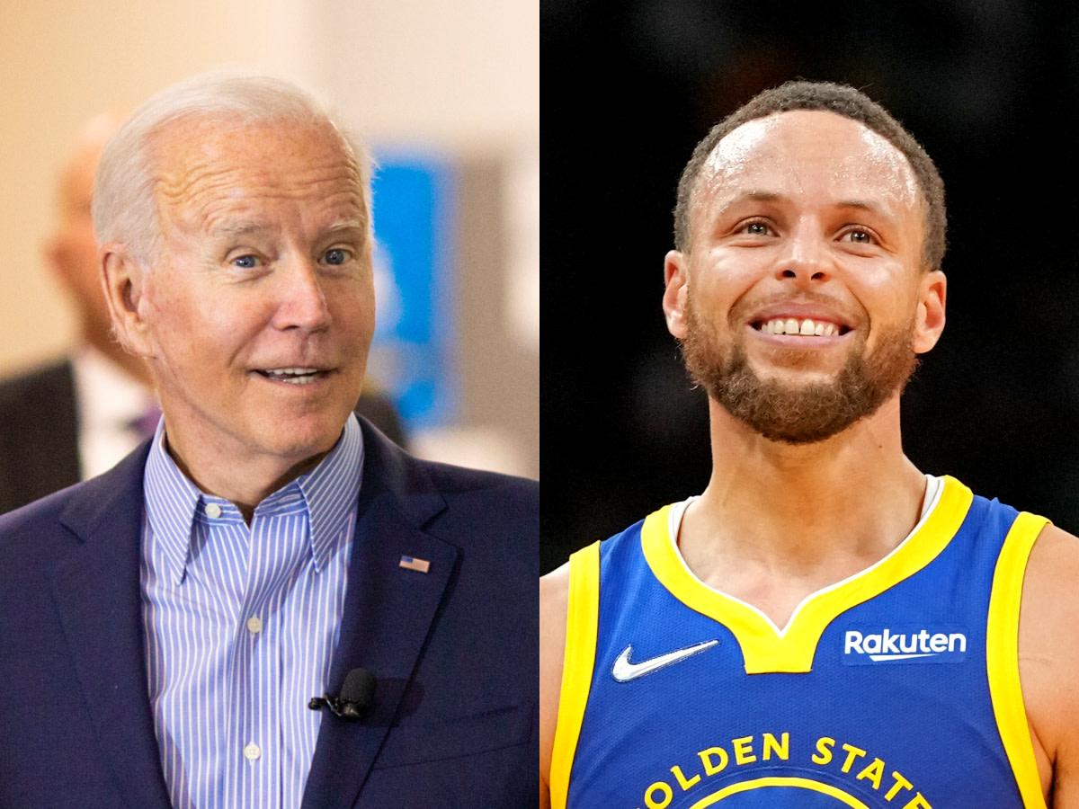 Biden welcomes the Golden State Warriors back to the White House