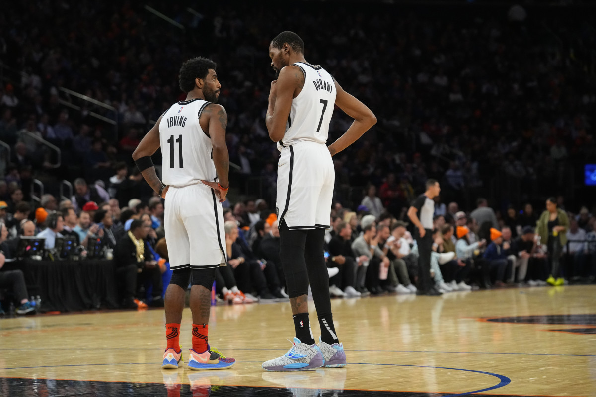 Kyrie Irving Is Using Kevin Durant As A Leverage In Negotiation With The Nets Per NBA Insider