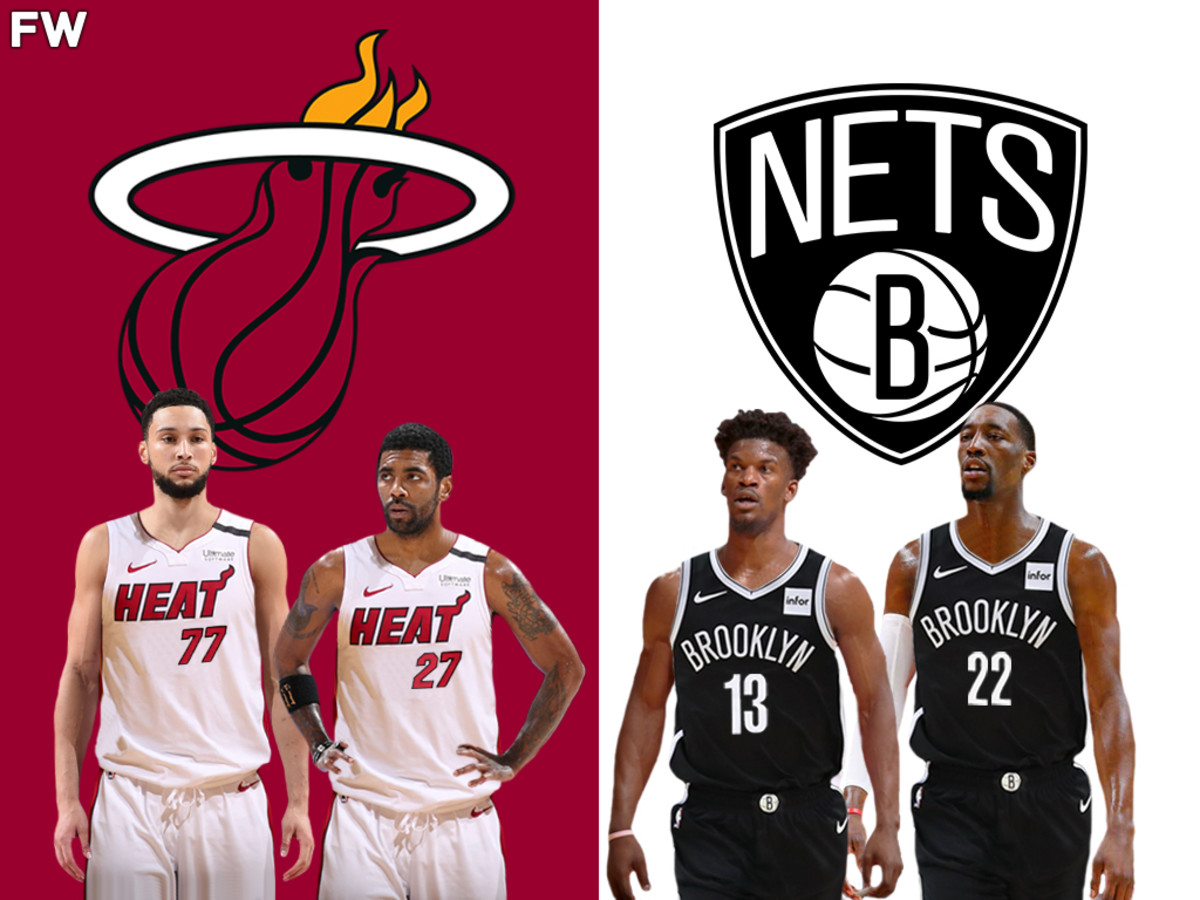 NBA Analyst Suggests A Blockbuster Trade Between The Miami Heat And Brooklyn Nets: Kyrie Irving And Ben Simmons For Jimmy Butler And Bam Adebayo