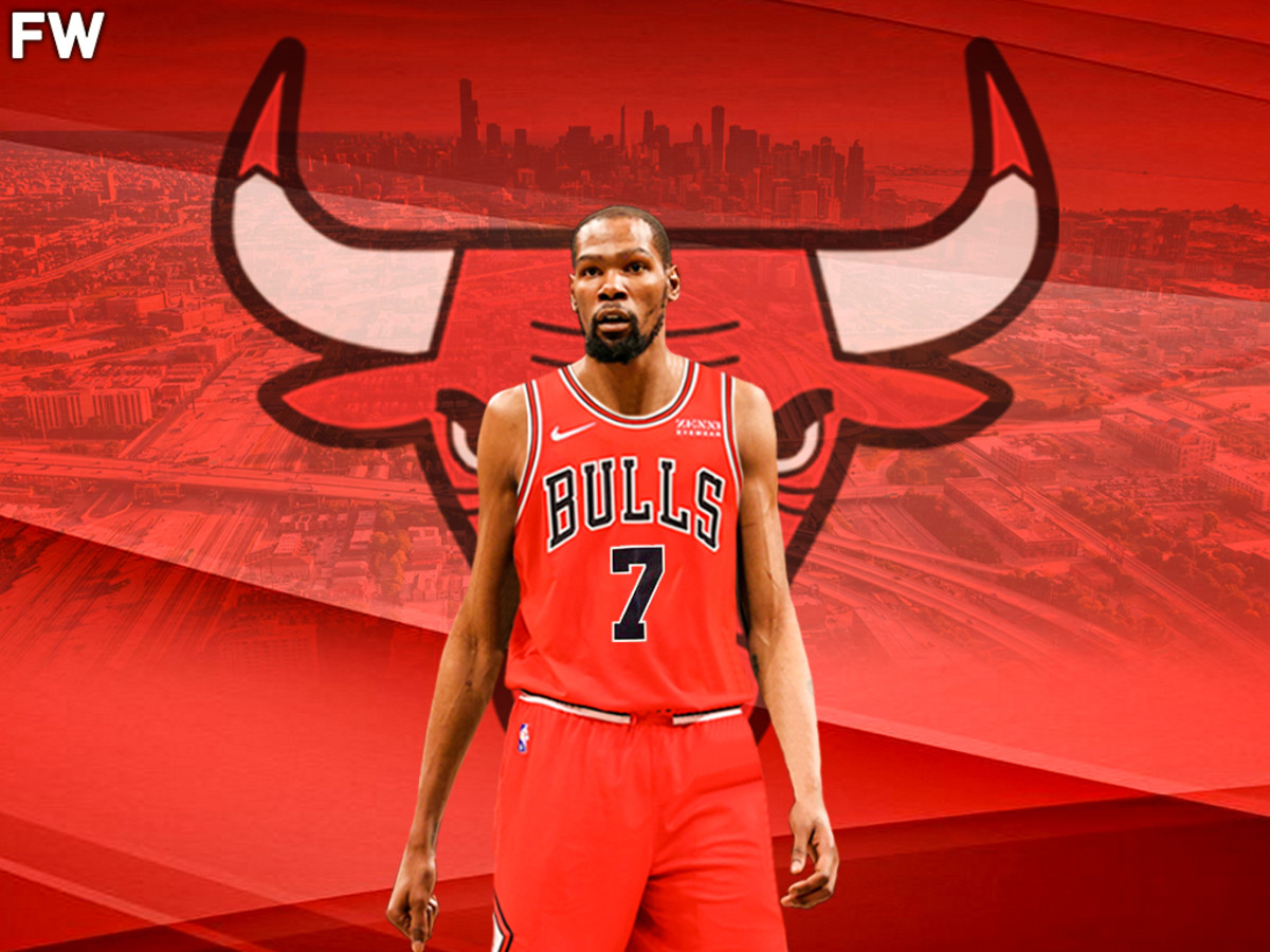 NBA Youtuber Posts A Kevin Durant Picture In A Bulls Jersey And The Internet Loved It: "He Looks Perfect In The Chicago Bulls Jersey"
