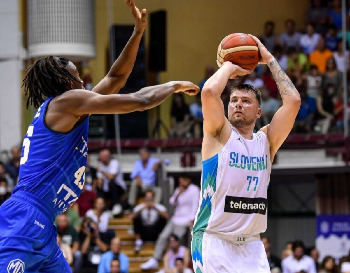 Luka Doncic Stole The Show During Slovenia's Win Over Italy In An Exhibition Game