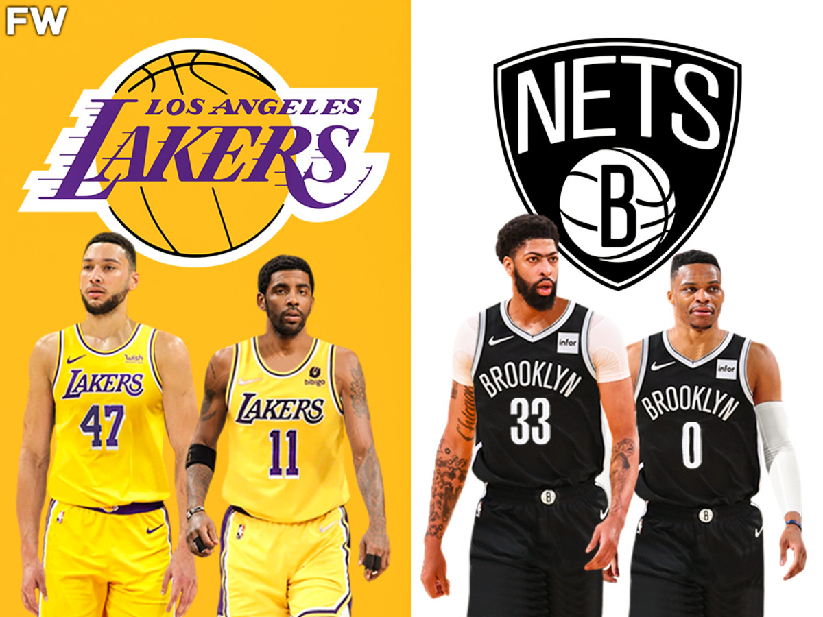 Nick Wright Proposes Franchise-Altering Trade Between Lakers And Nets: Kyrie Irving And Ben Simmons For Anthony Davis And Russell Westbrook