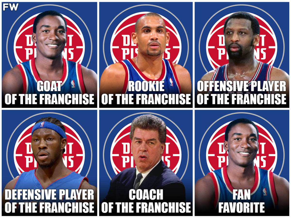 Detroit Pistons Franchise Awards: Isiah Thomas Is The Pistons' GOAT, Grant Hill Is The Rookie Of The Franchise
