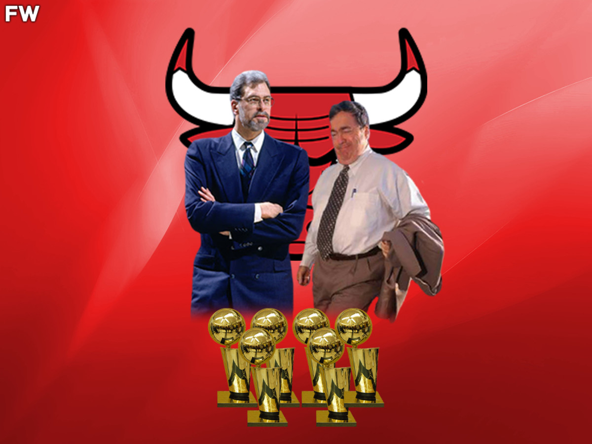 Phil Jackson And Jerry Krause - 6 Championships (Chicago Bulls)