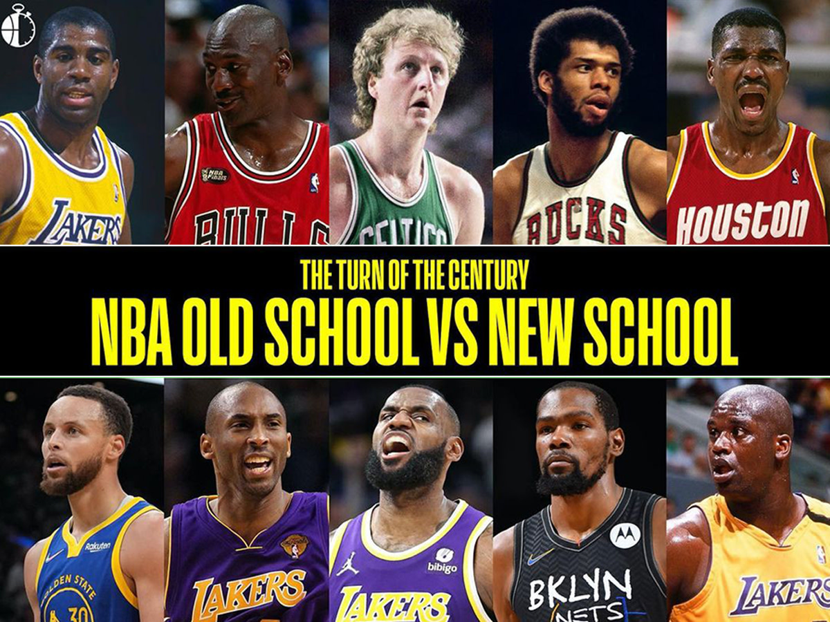 NBA Fans Argue Who Would Win A 7-Game Series: NBA Old School vs. NBA New School
