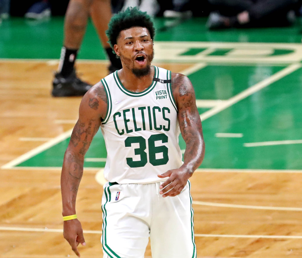 Marcus Smart Opens Up On The Celtics Trading For Malcolm Brogdon: "Really Excited About The Moves Me Today... Banner 18, That's All That's On My Mind."