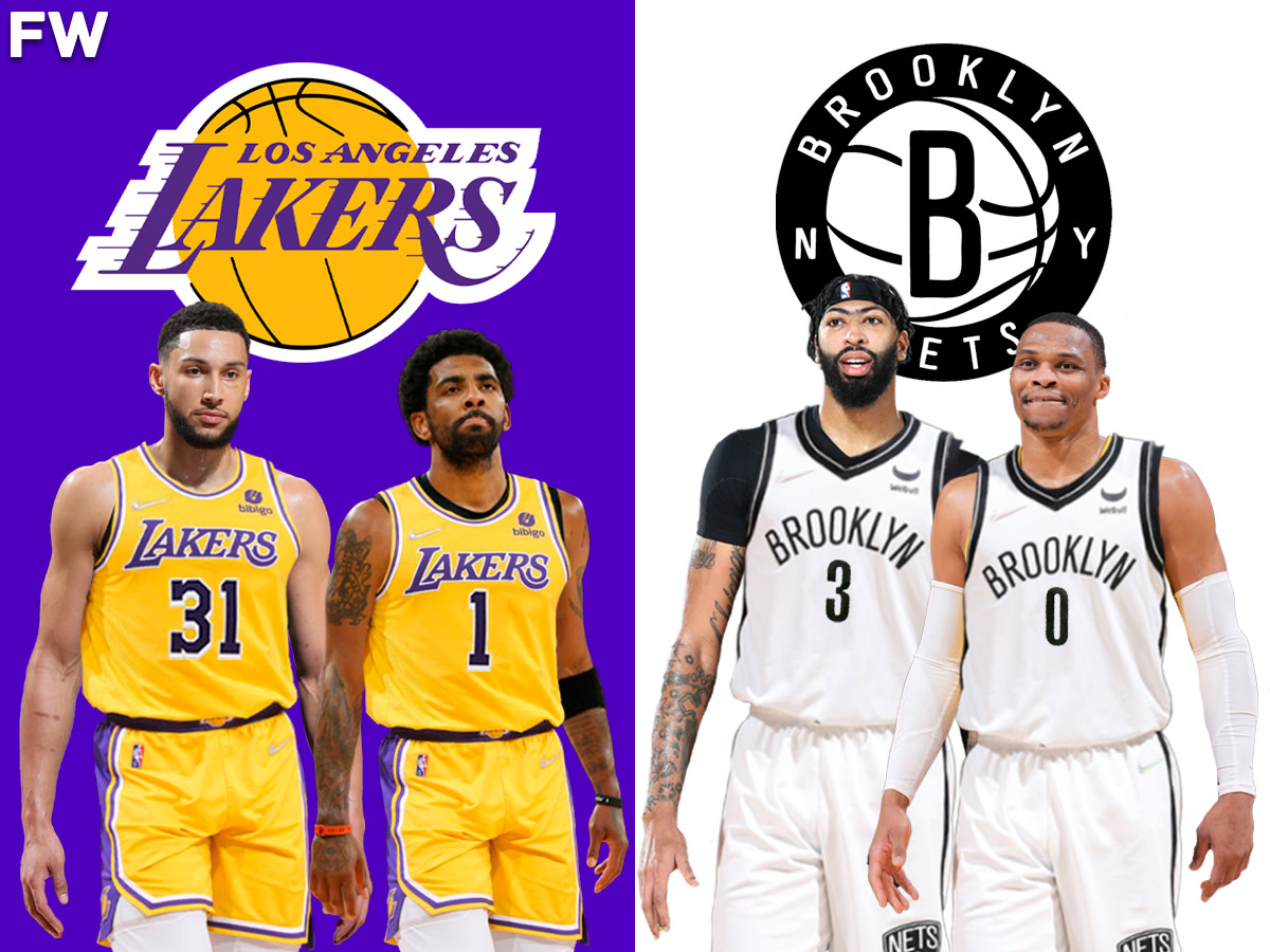 The Smart Blockbuster Trade Idea For The Lakers And Nets: Anthony Davis And Russell Westbrook For Kyrie Irving And Ben Simmons