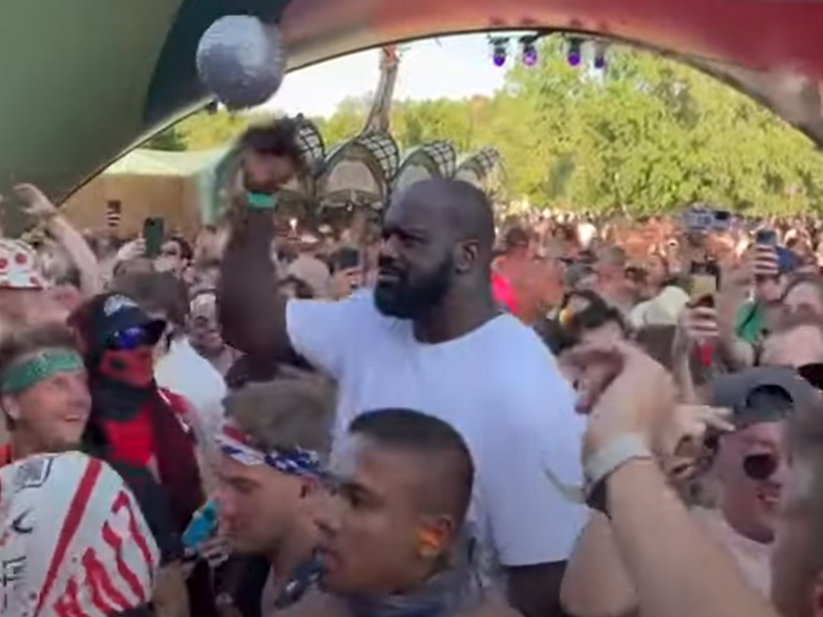 Video: Shaquille O'Neal Goes Wild At Tomorrowland Music Festival In Belgium