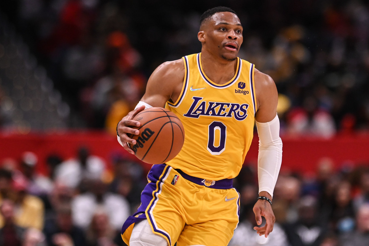 Russell Westbrook Likes Tweet Criticizing Jeanie Buss: "LeBron Needs To Re-Sign, What Does Jeanie Buss Do? Comes Out And Says Jordan Is The GOAT."