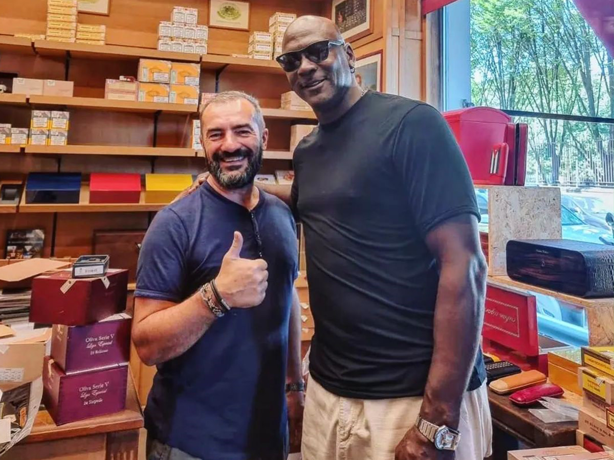 Italian Manager Shares Story Of How Michael Jordan Came In His Milan Store And Asked Him For Cigars To Try During His Stay In Italy