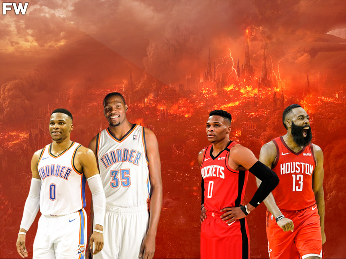 NBA Analyst Says Russell Westbrook Has Burned Multiple Bridges In The NBA: "Obviously, The KD Thing Went Down In Flames, The Partnership With Harden, That Was A One-Year Thing."