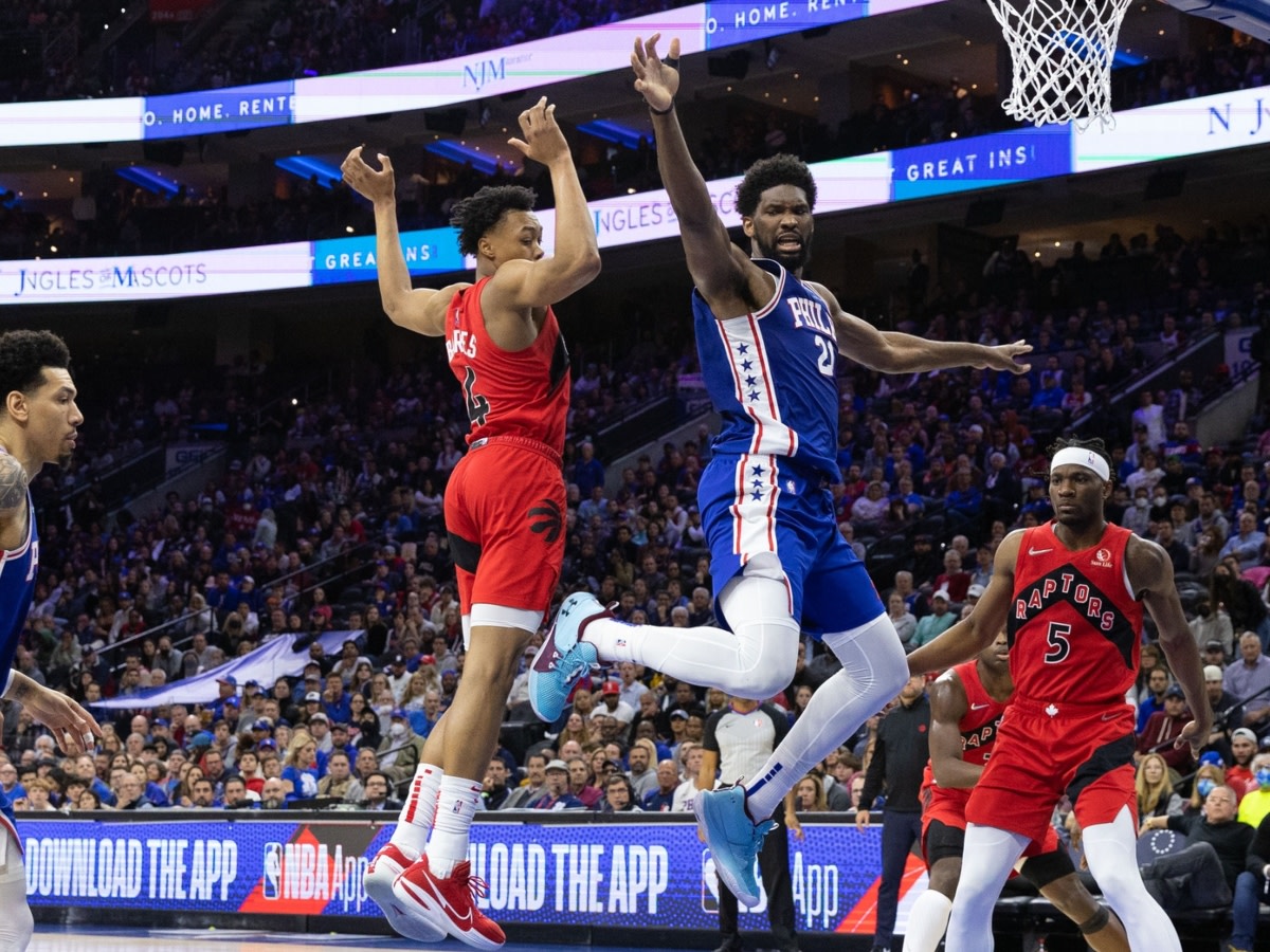 Scottie Barnes Throws Shade At Joel Embiid After Getting Him On NBA 2K: “Ah, Sh*t. We Selling His A** Immediately."