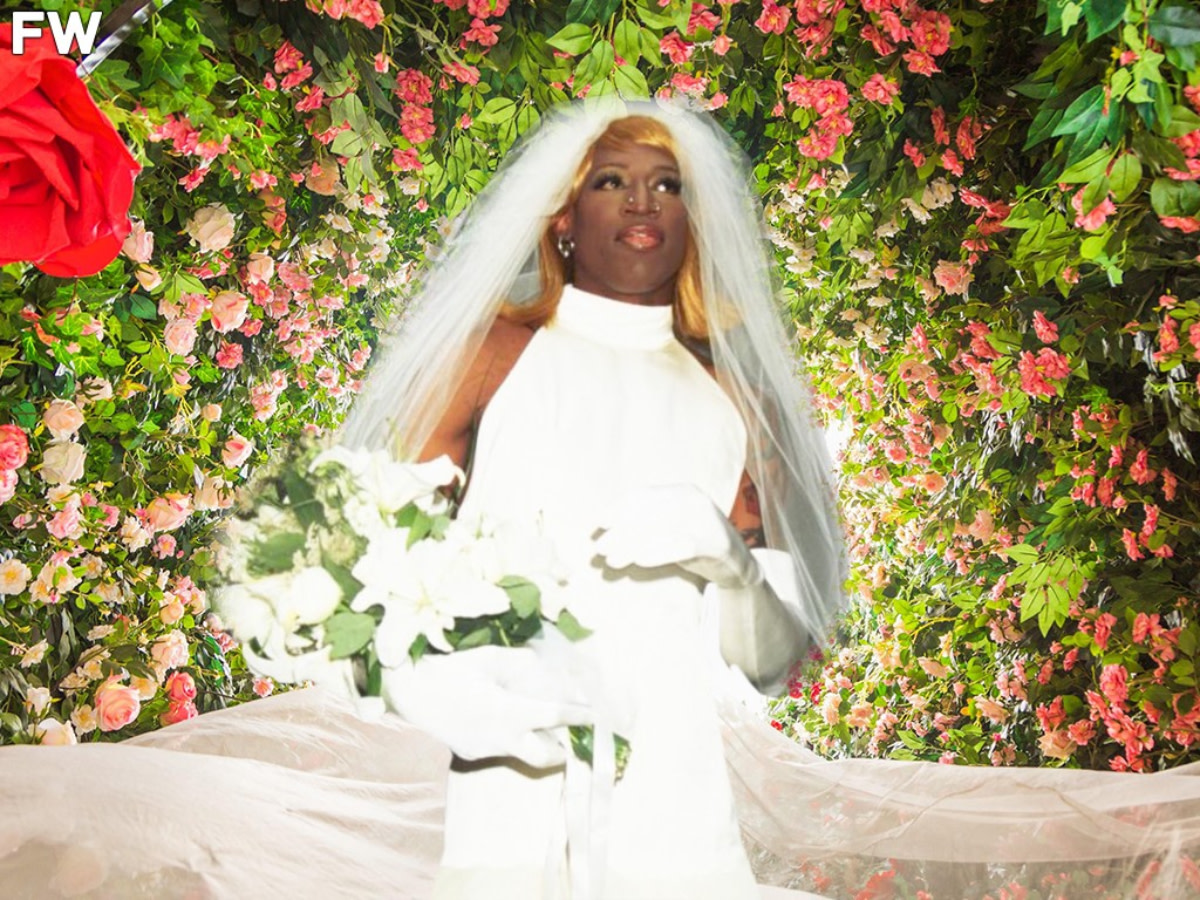 Capsule 98 on Instagram: That time Dennis Rodman wore a wedding dress and  claimed to be marrying himself while promoting his memoir 'Bad As I Wanna  Be' at a Barnes and Noble
