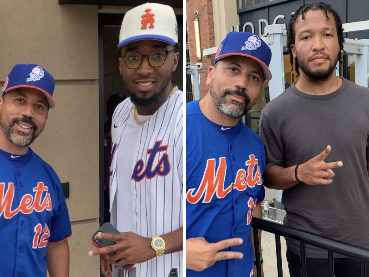 Donovan Mitchell Spotted In New York At Baseball Game With Jalen