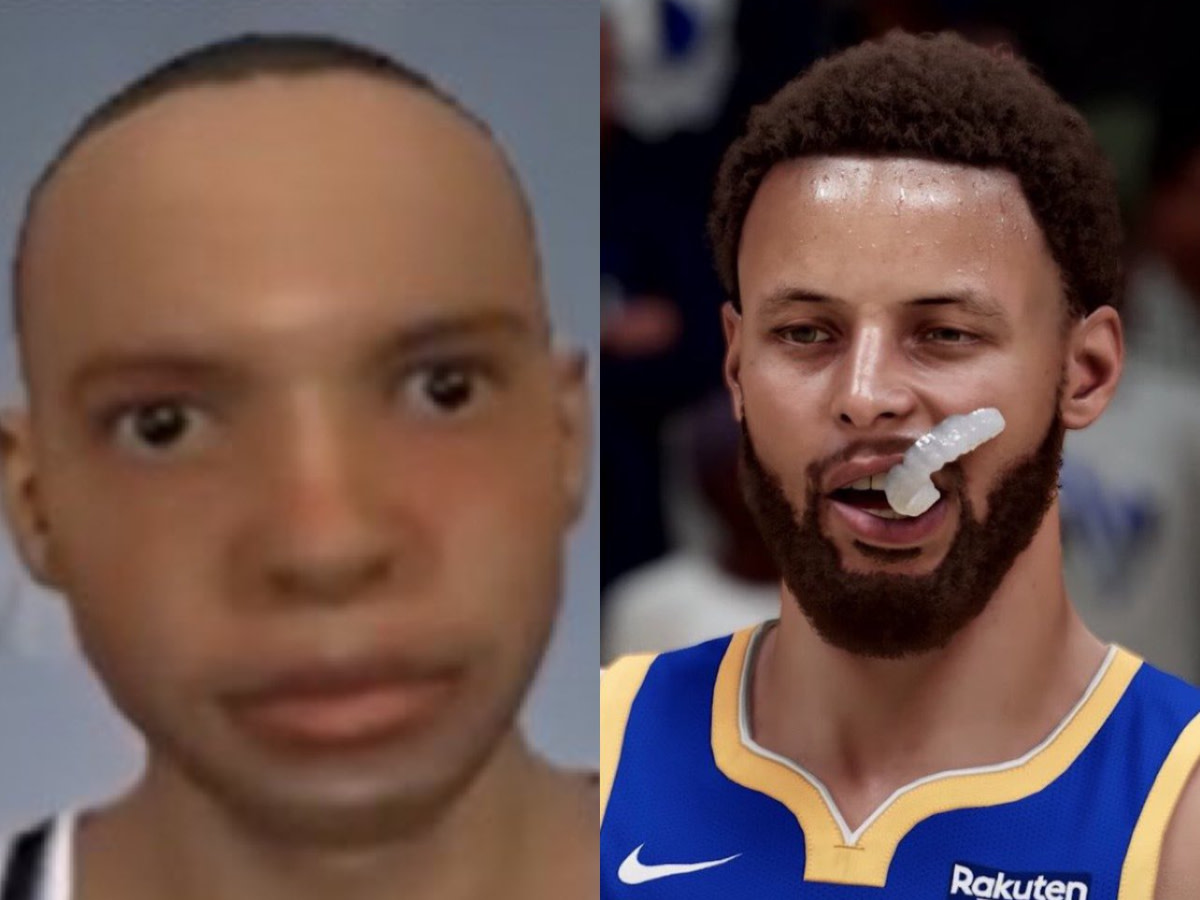 NBA Fans' Shocking Reaction To Stephen Curry’s Face Development In NBA 2K Games: “This Is Unbelievable."