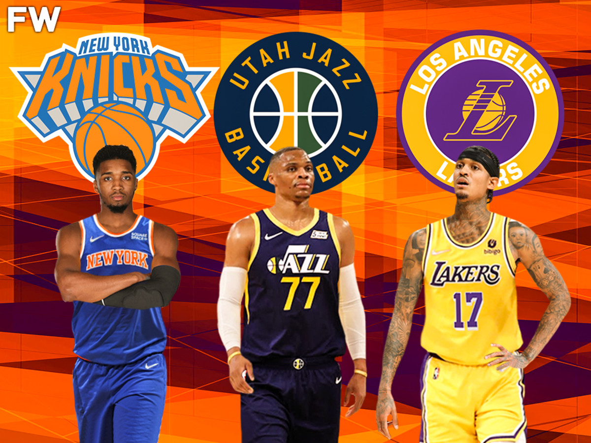 3-Team Mega Deal Was Discussed Between Lakers, Knicks And Jazz: Donovan Mitchell To New York, Russell Westbrook To Utah, Four Players To Los Angeles